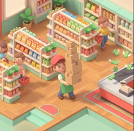 3D Supermarket Tycoon